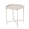 Boltze home plateau table métal beige
