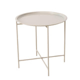 Boltze home plateau table métal beige - afbeelding 1