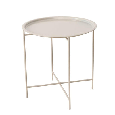 Boltze home plateau table métal beige
