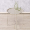 Boltze home plateau table métal beige