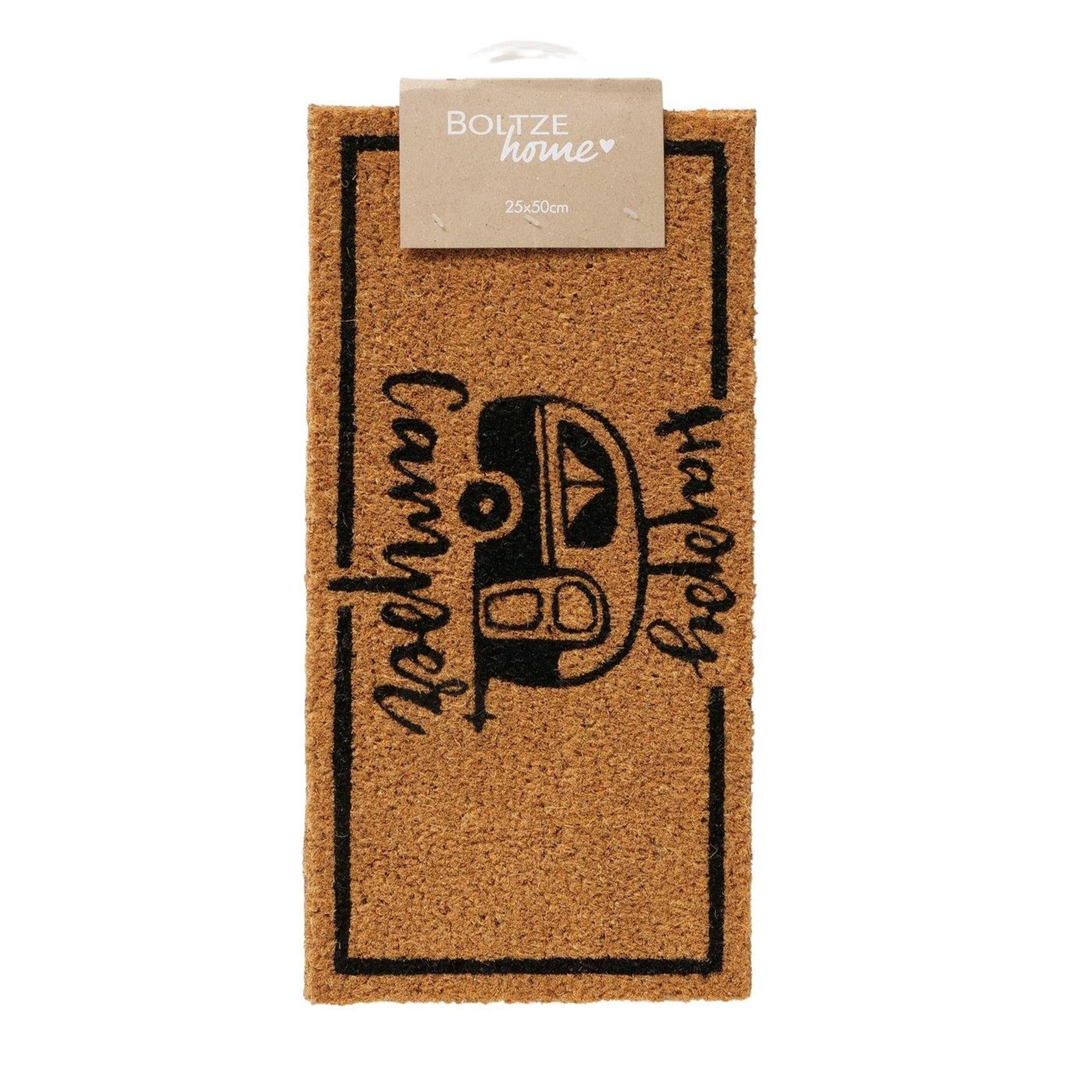 Boltze home paillasson camping-car noix de coco 50x25x1,5cm