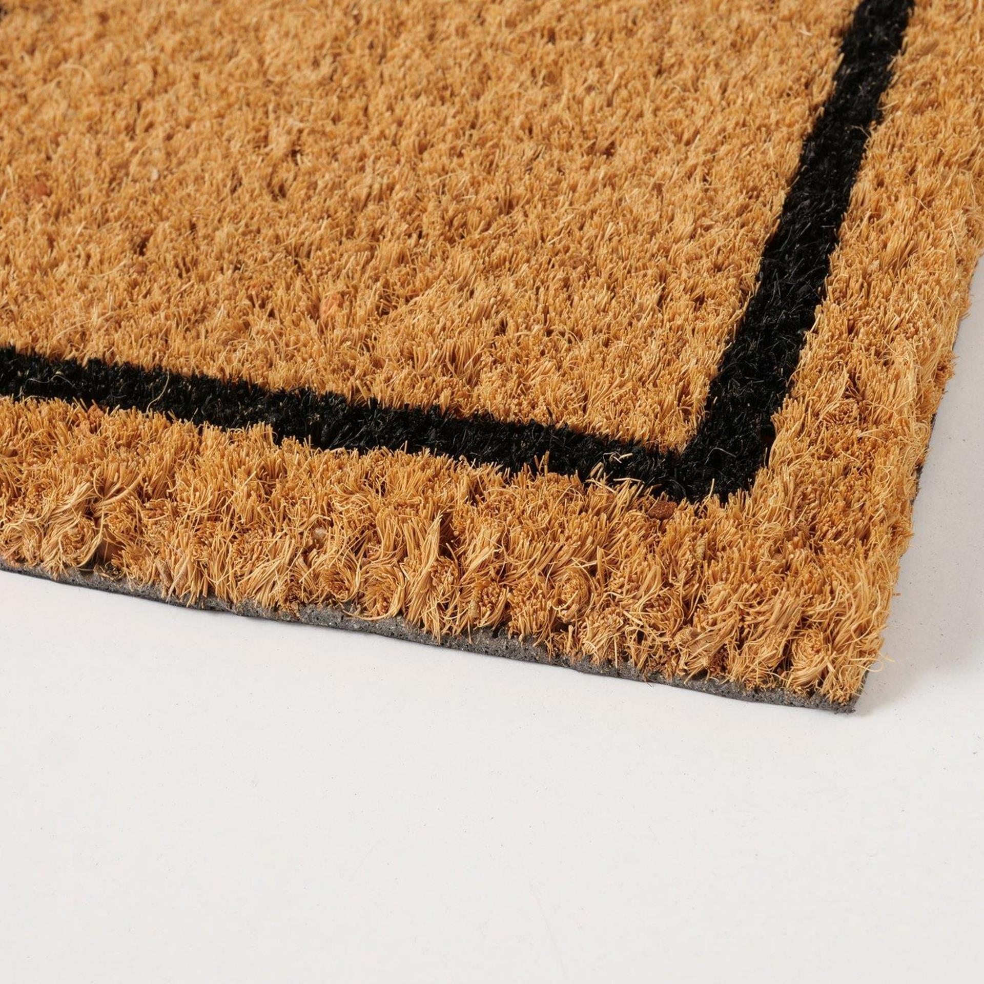 Boltze home paillasson camping-car noix de coco 50x25x1,5cm