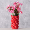 Vase maison Boltze avec coeurs h20cm