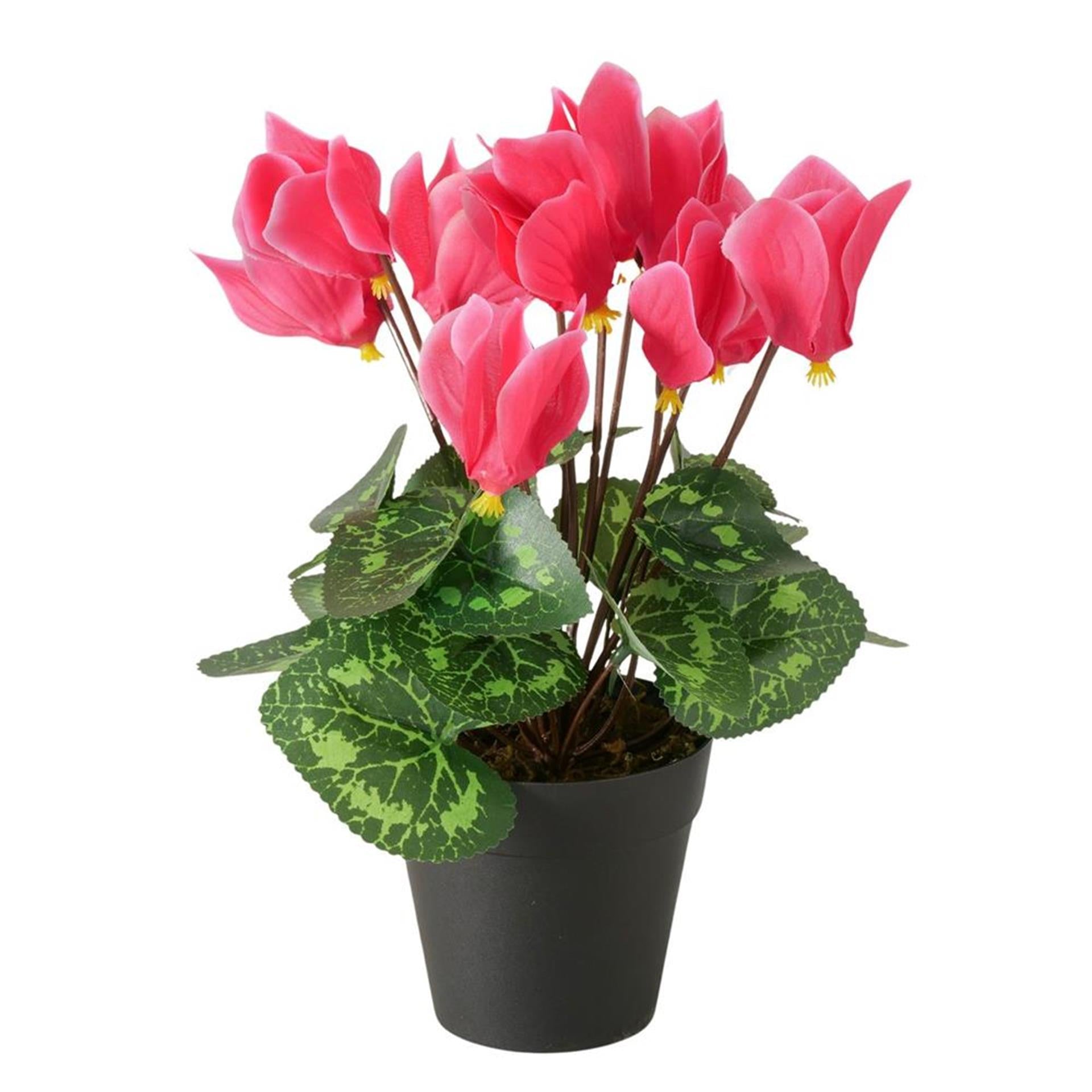 Boltze home plante artificielle en pot rose h27cm