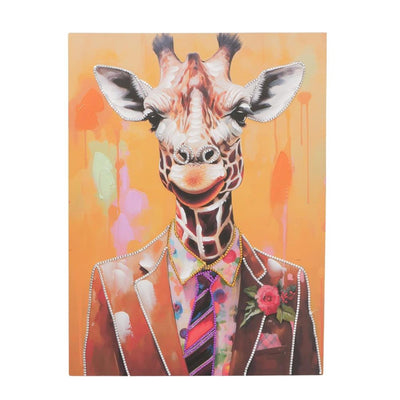 Boltze tableau maison ferdy girafe 80x60