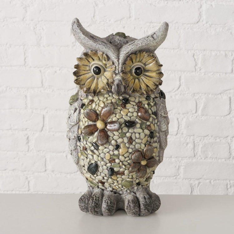 Boltze maison figurine hibou 21x18x39cm