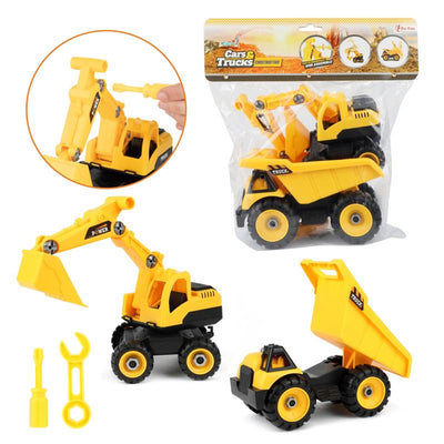 Toi-toys toitoys camion à benne basculante et pelle, ensemble 2