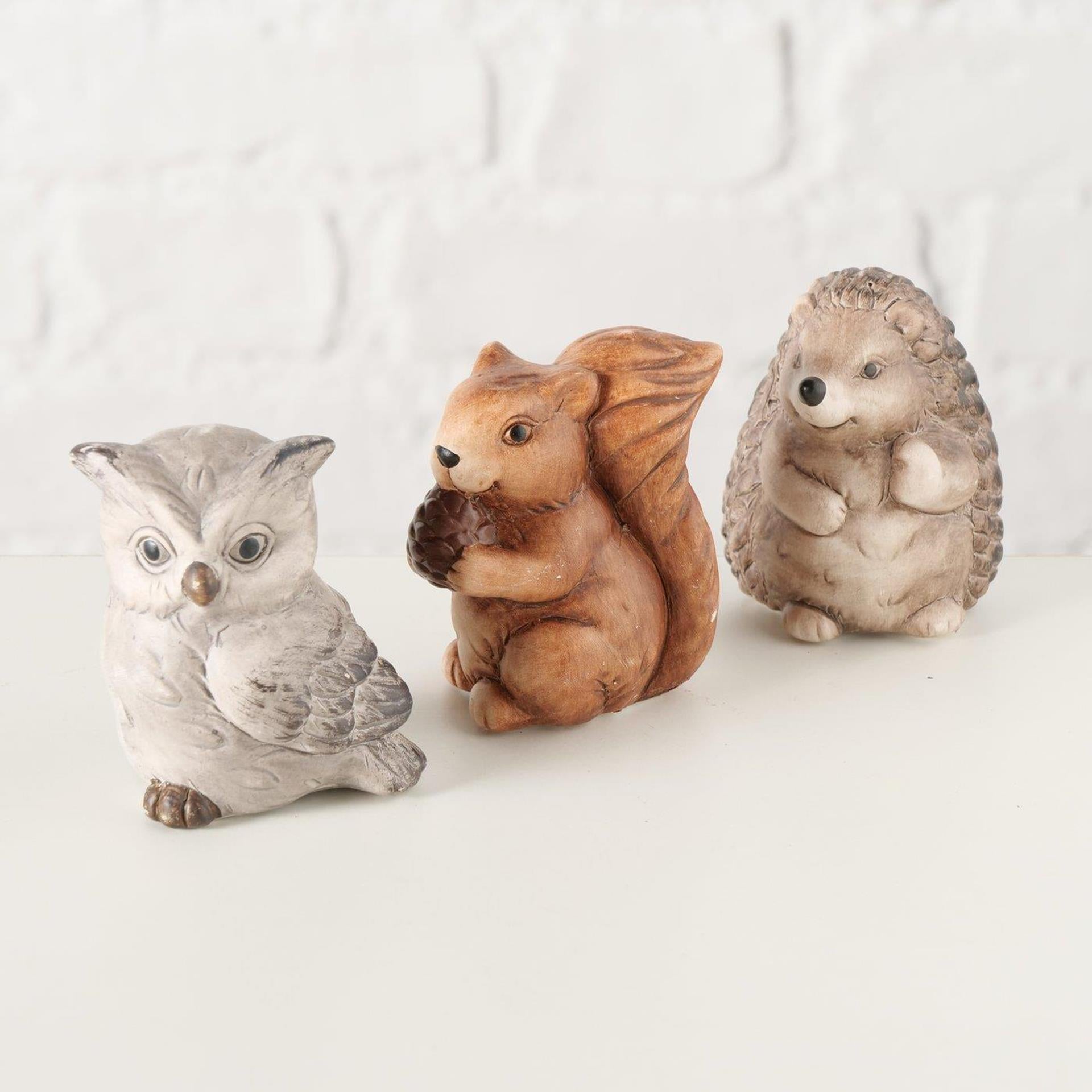 Boltze home set de figurines animaux de la forêt