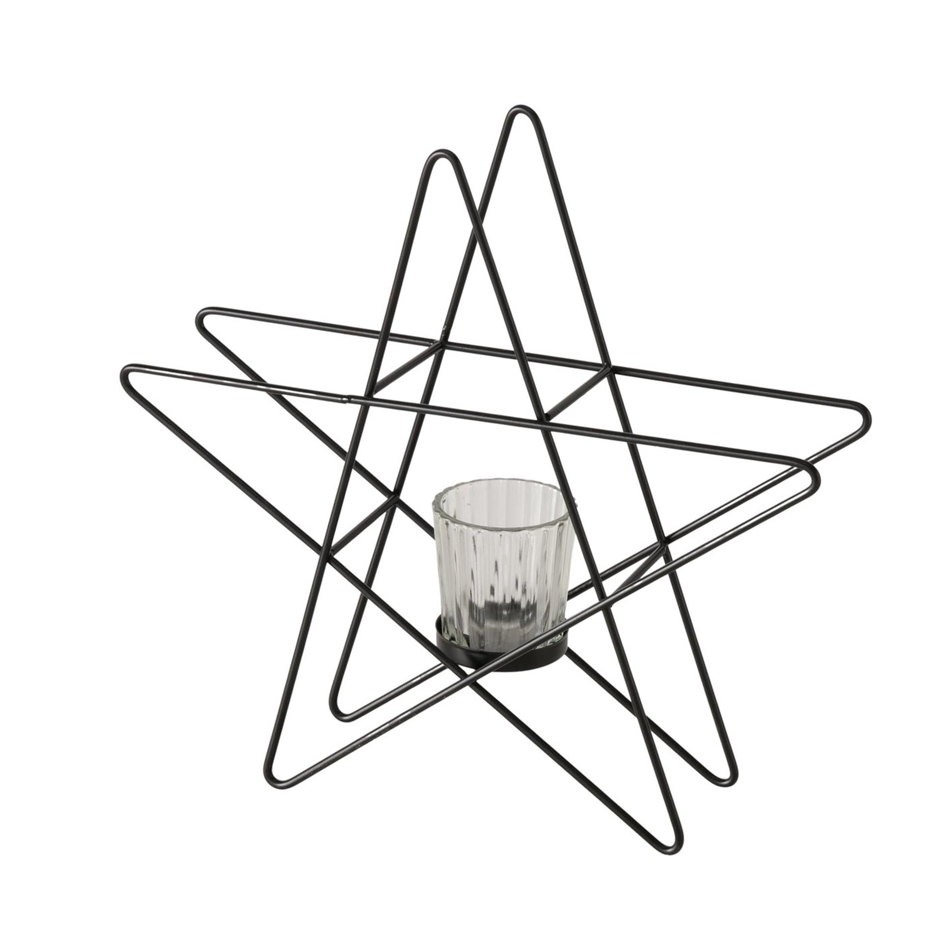Boltze maison lanterne étoile 29,5x27,5cm