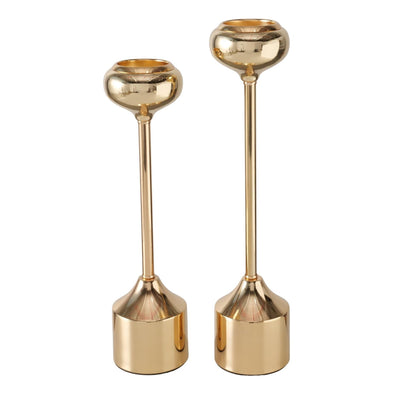 Boltze home ensemble de bougeoirs doré 2 pièces