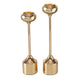 Boltze home ensemble de bougeoirs doré 2 pièces