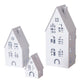 Boltze home ensemble de lanternes maison 3 pièces blanc