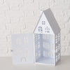 Boltze home ensemble de lanternes maison 3 pièces blanc