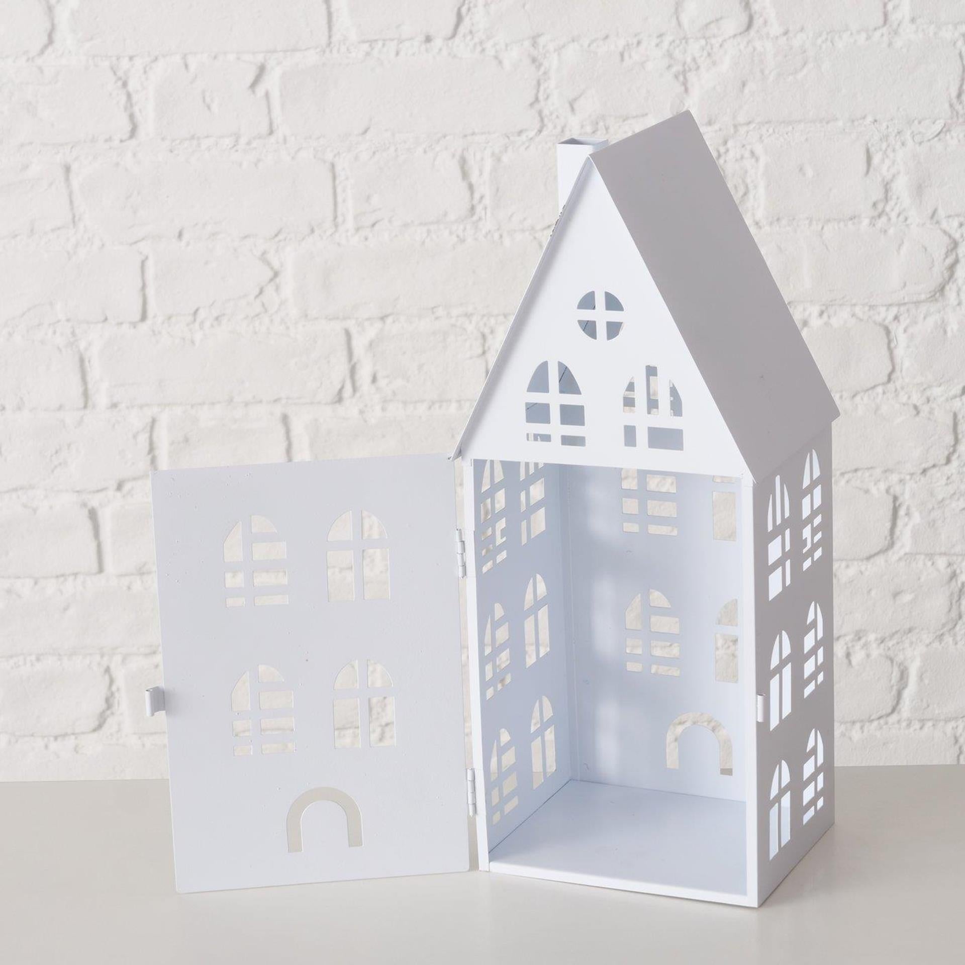 Boltze home ensemble de lanternes maison 3 pièces blanc