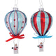 Boltze home boltze pendentif de Noël ballon 7xh14.5cm