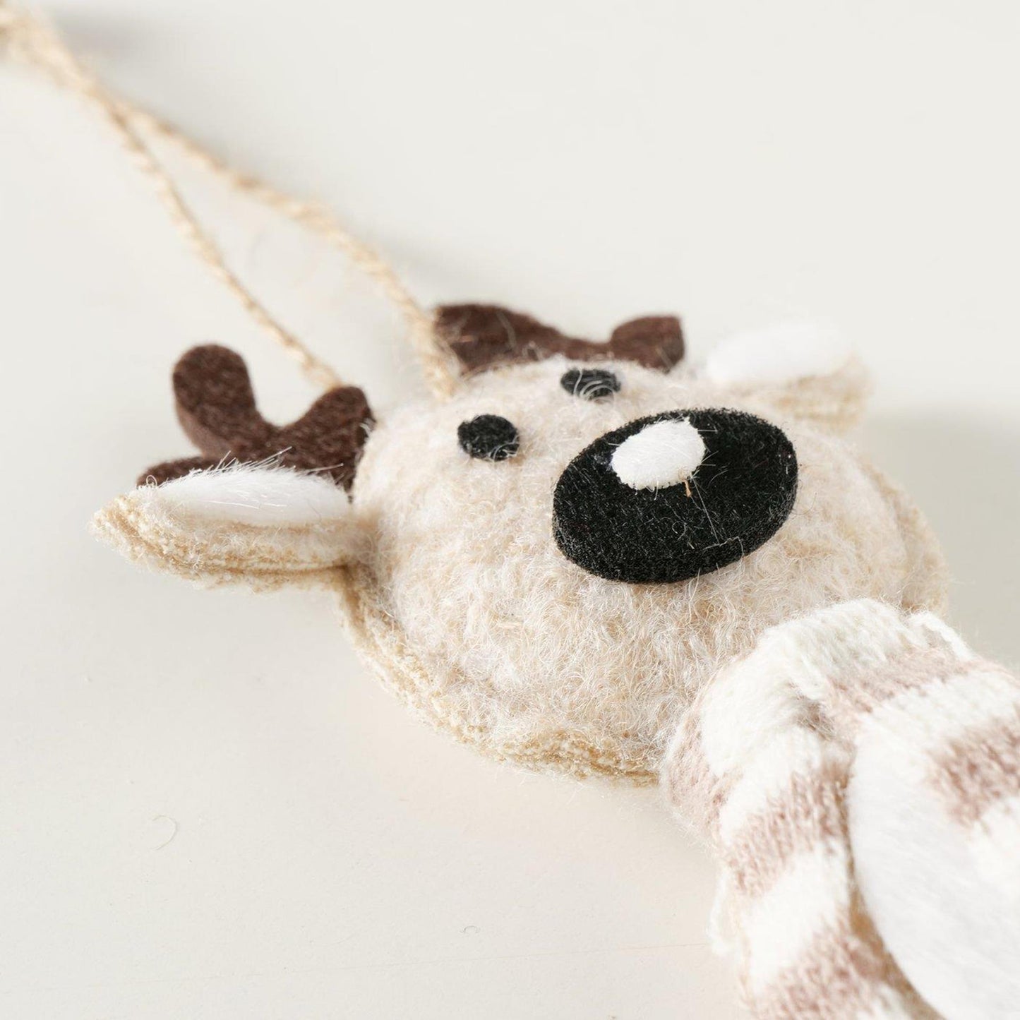 Boltze home Pendentif de Noël cerf 7x30x14cm