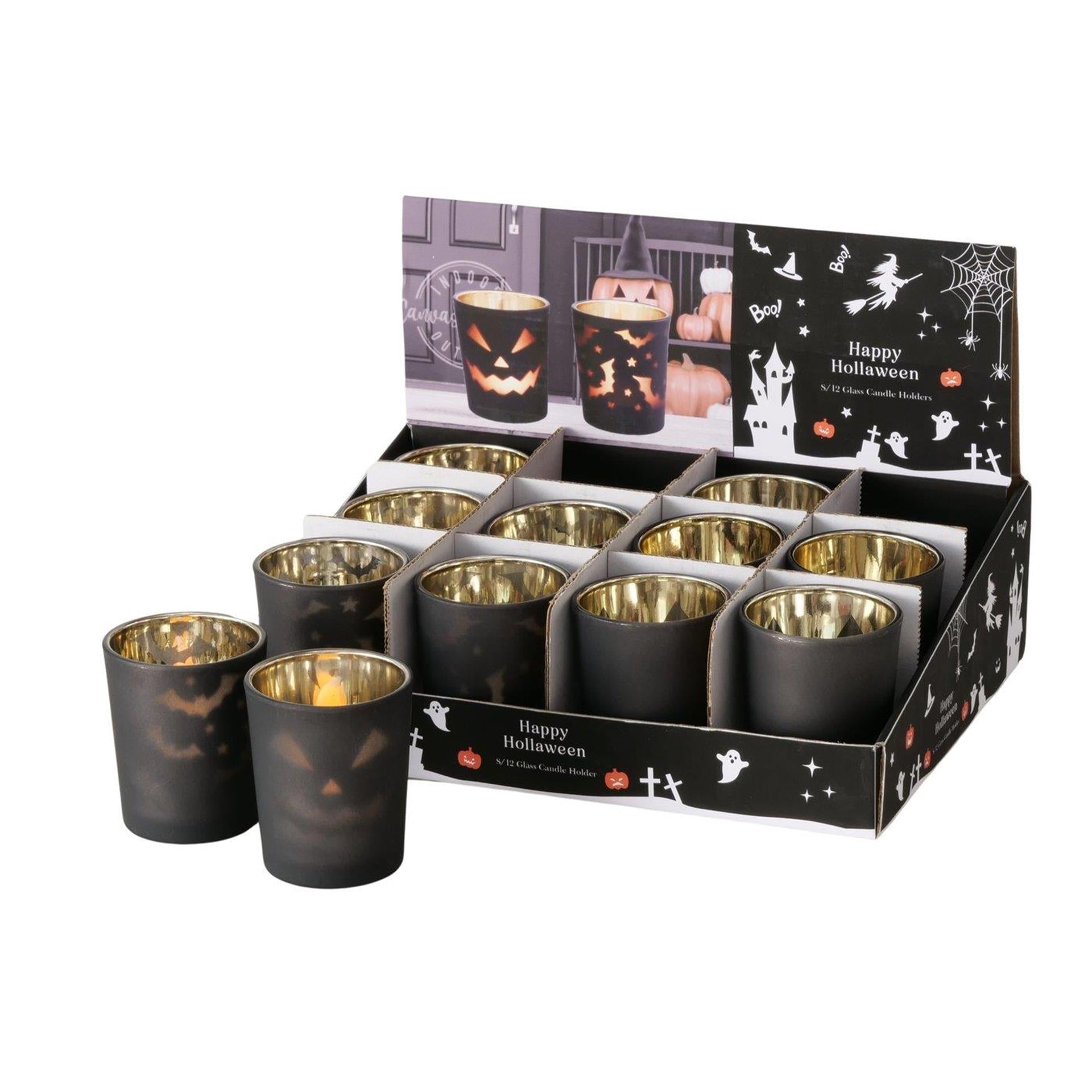 Boltze home porte-bougie à réchaud boltze Halloweeny ø5,5cm