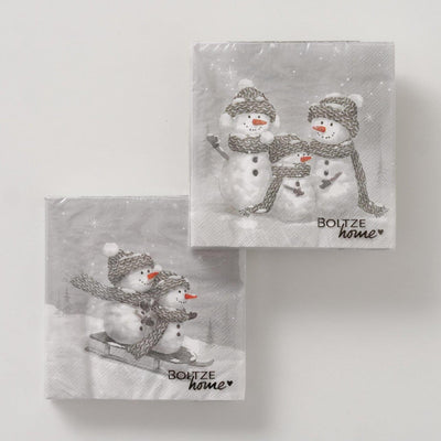 Serviettes Boltze home givrées lot de 20