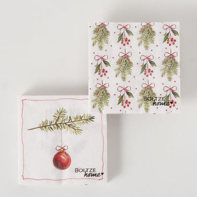 Boltze home serviettes noelle paquet de 20