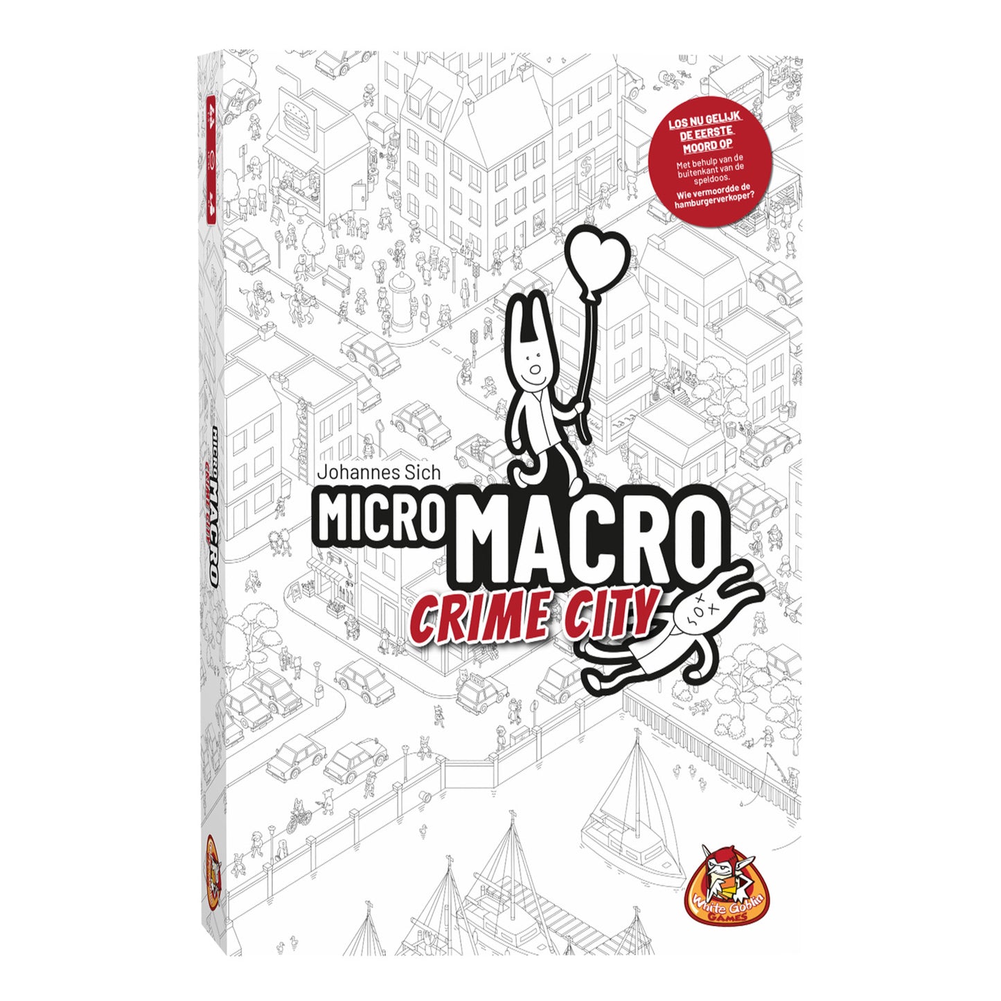 Jeux de gobelin blanc micromacro: Crime City