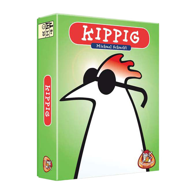 Jeu de cartes de poulet de jeux de gobelin blanc