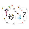 Jeu de cartes de poulet de jeux de gobelin blanc
