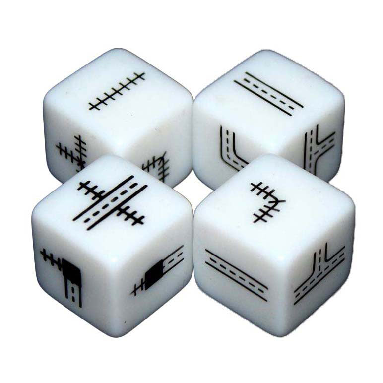 Encre de chemin de fer de jeux de gobelin blanc - jeu de dés version rouge feu