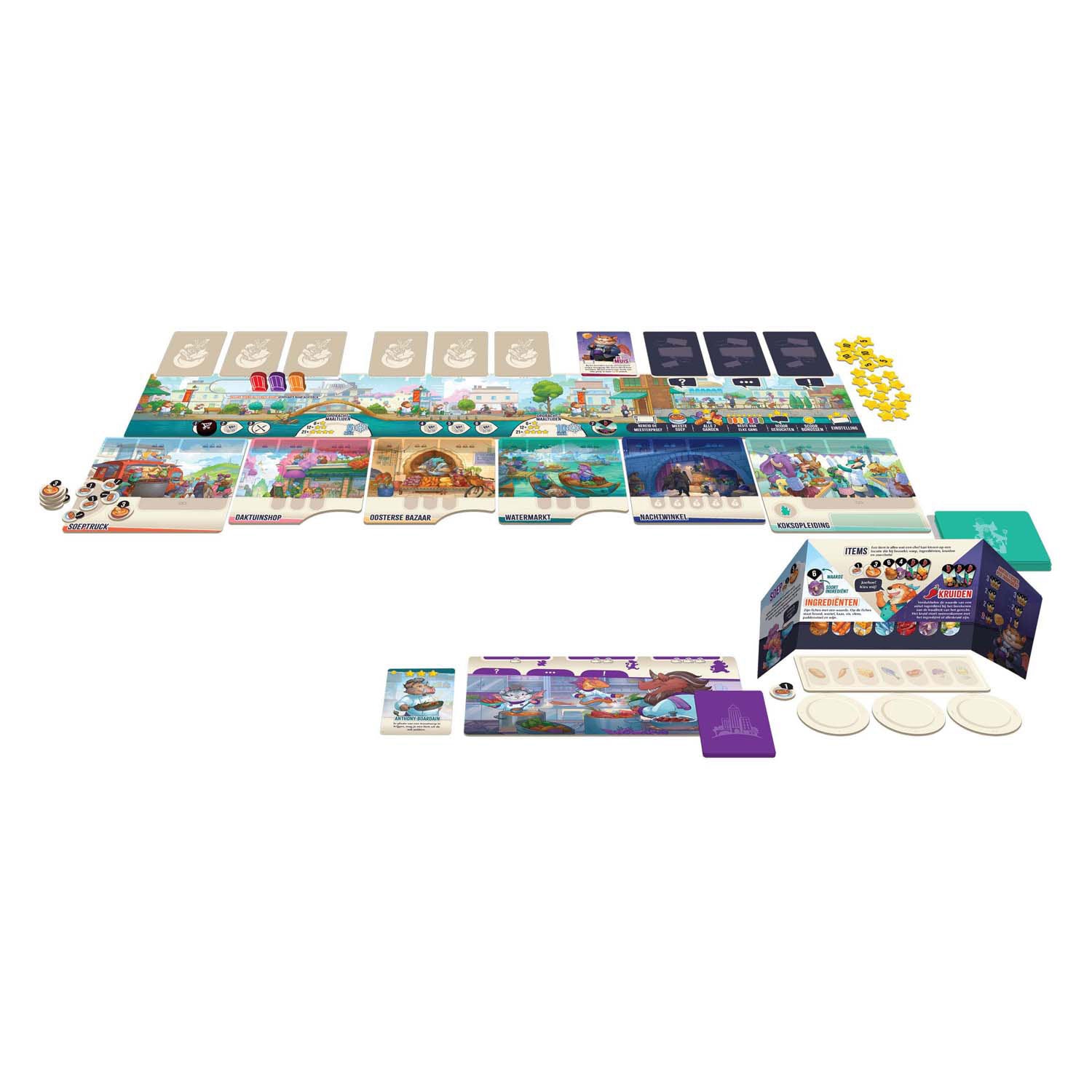 Cuisine de créatures de jeux de gobelin blanc - jeu de société