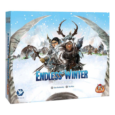 Jeux de gobelins blancs paléoaméricains d'hiver sans fin