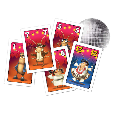 Jeu de cartes de bugs de fête des jeux de gobelin blancs
