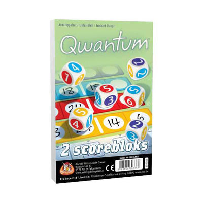 Jeux de gobelins blancs qwantum bloks - jeu de dés