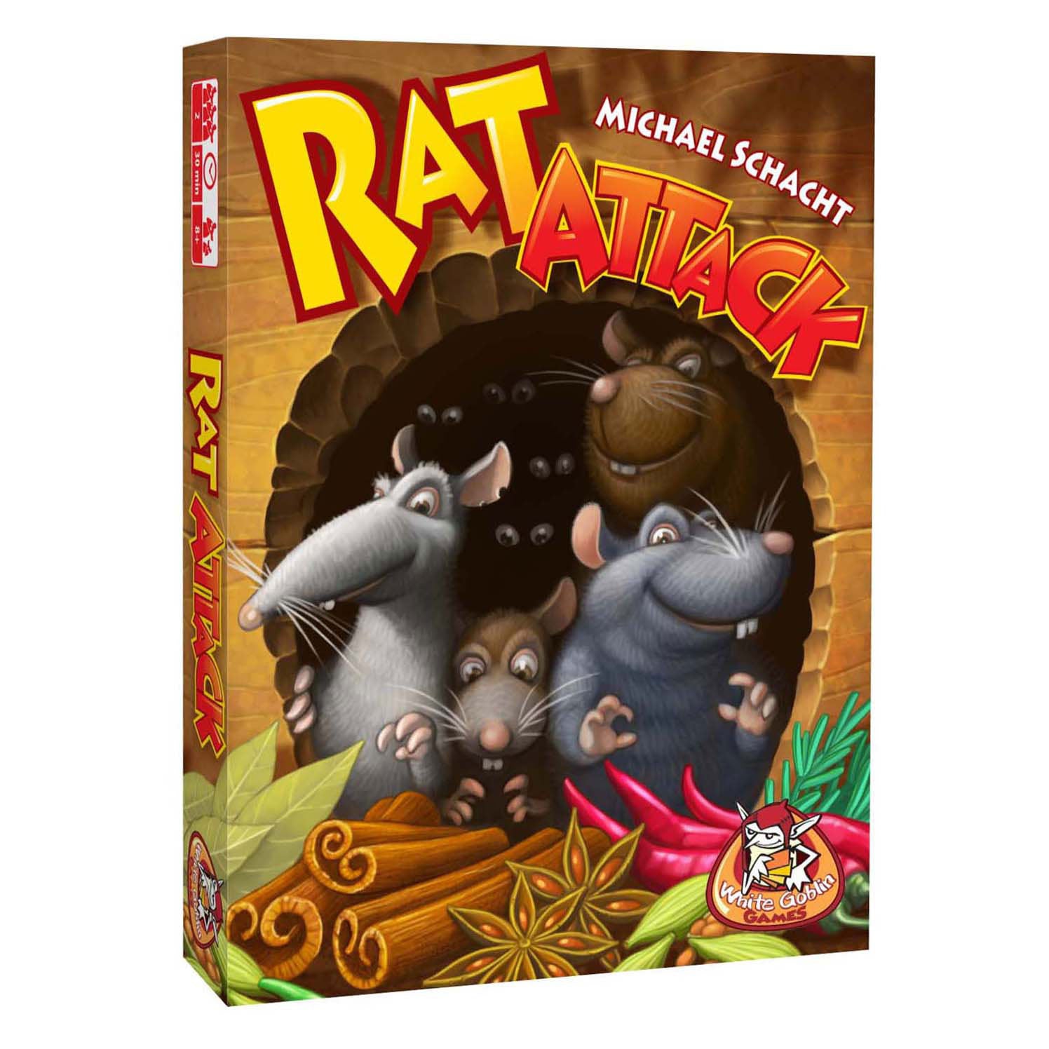 Attaque de rat de jeux de gobelin blanc - jeu de société