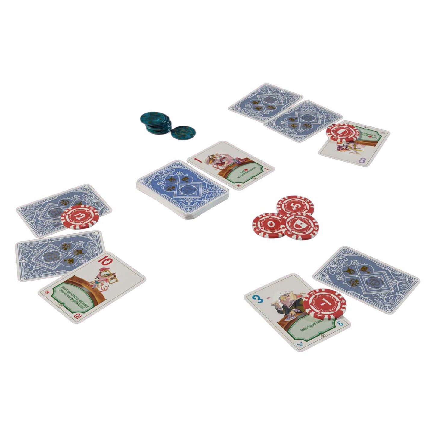 Jeux de gobelin blanc ratjack - jeu de cartes