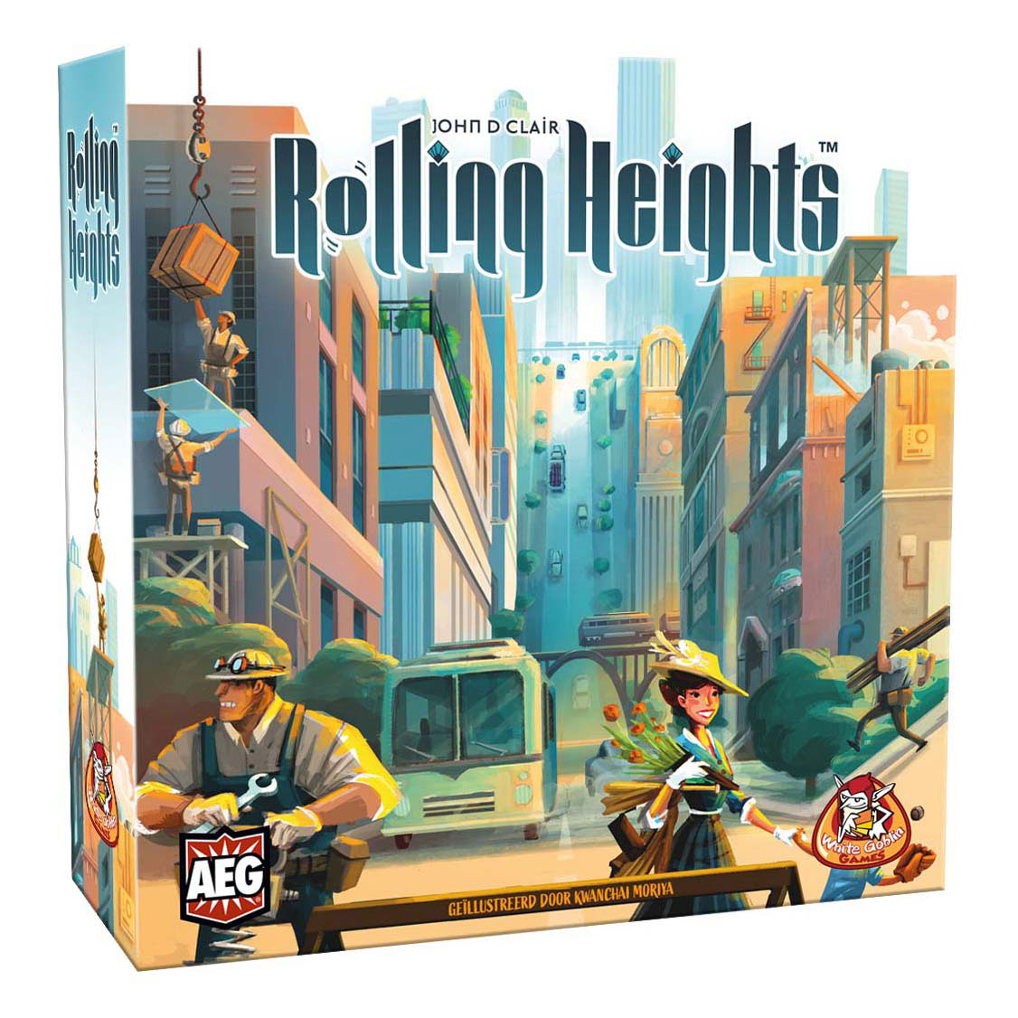 Jeux de gobelin blanc hauteurs roulantes - jeu de société