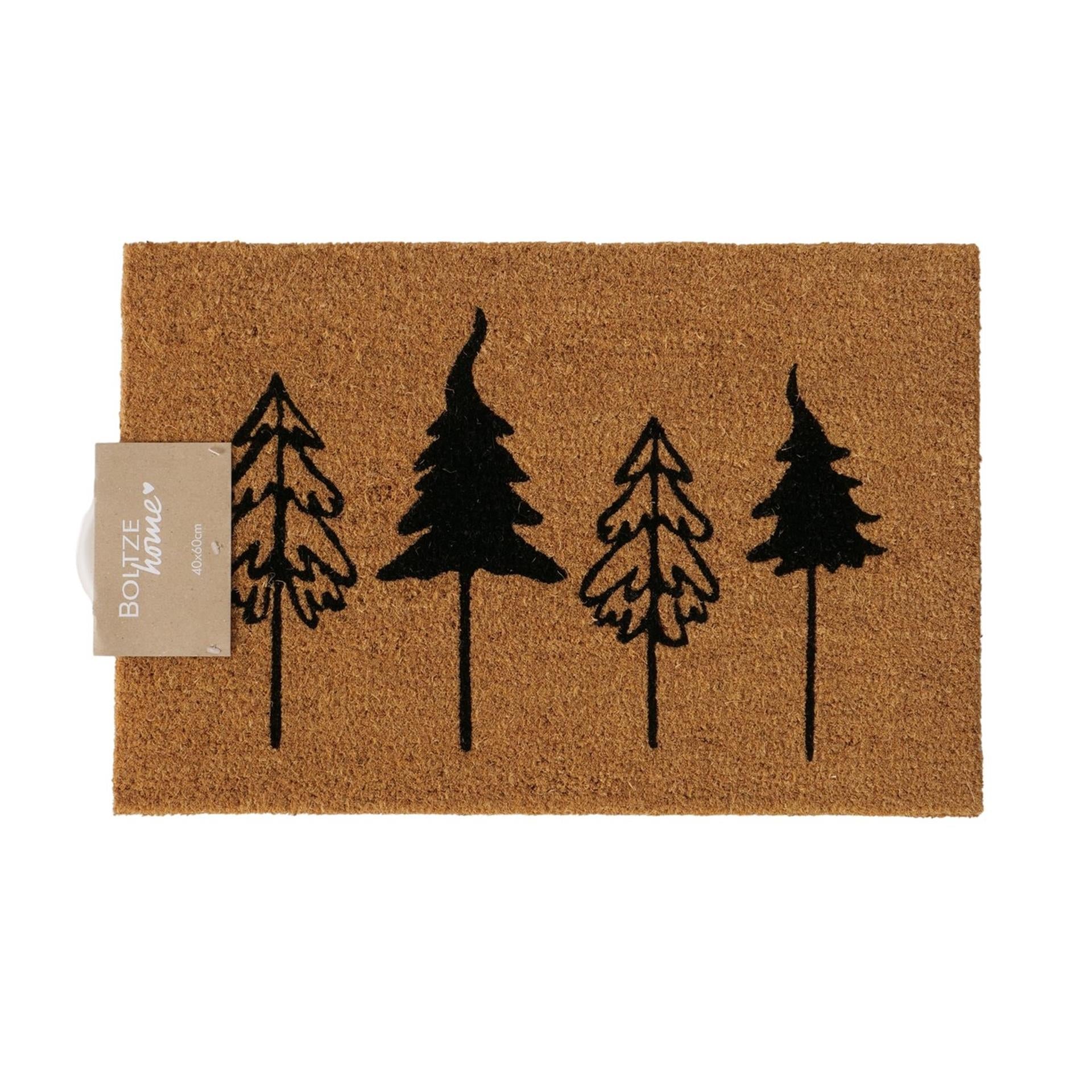 Boltze home paillasson gregor noix de coco 60x40cm