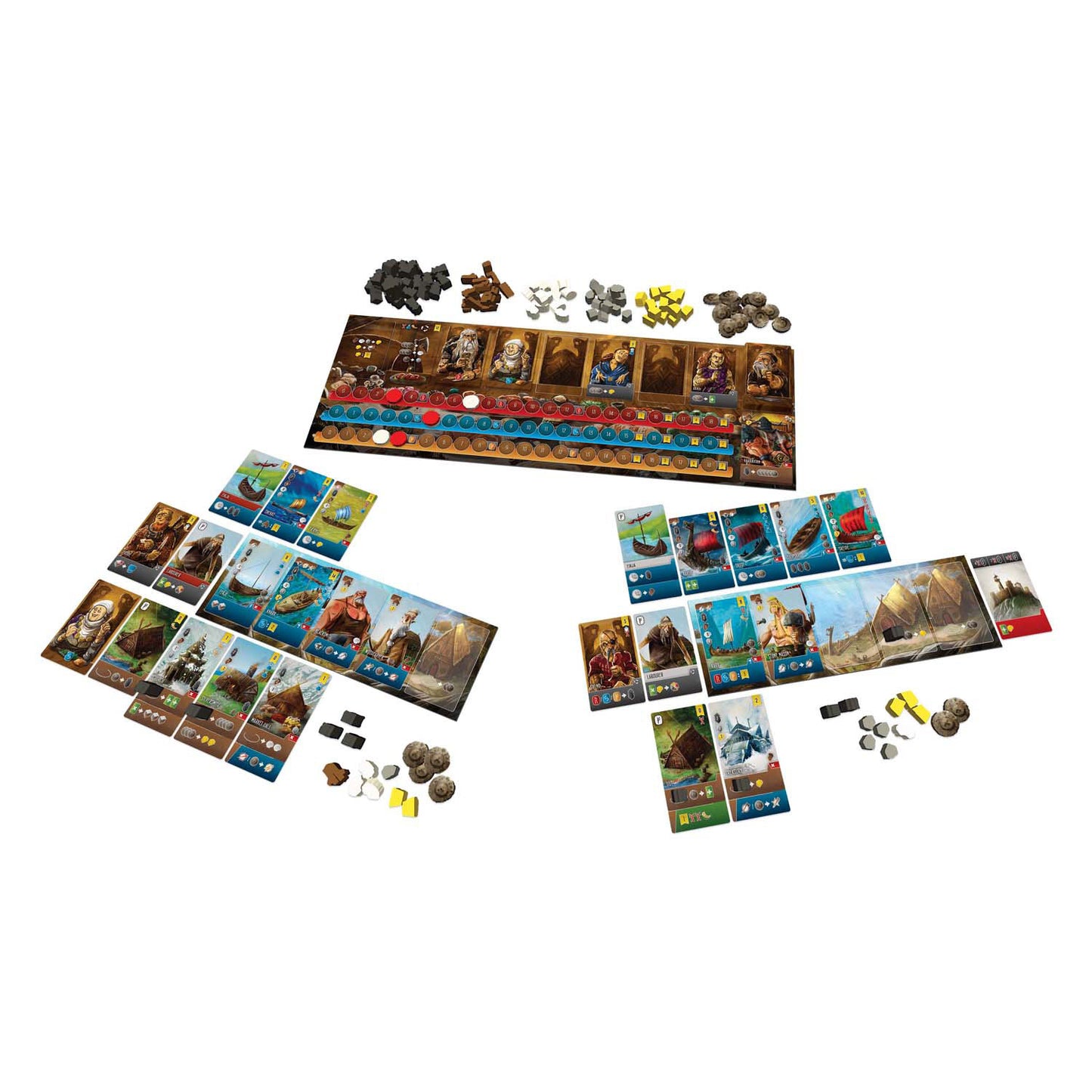 Jeux de gobelins blancs constructeurs navals de la mer du Nord