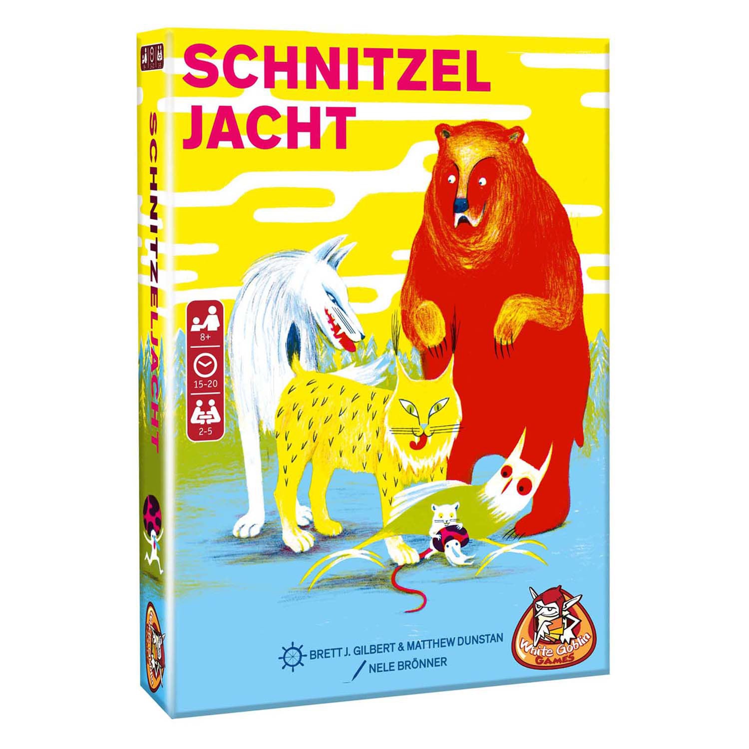 Jeux de gobelin blanc chasse aux escalopes - jeu de cartes