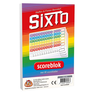 Jeux de gobelins blancs blocs sixto - bloc de score