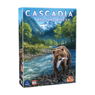 Jeux de gobelins blancs cascadia - jeu de société sur les rivières ondulantes