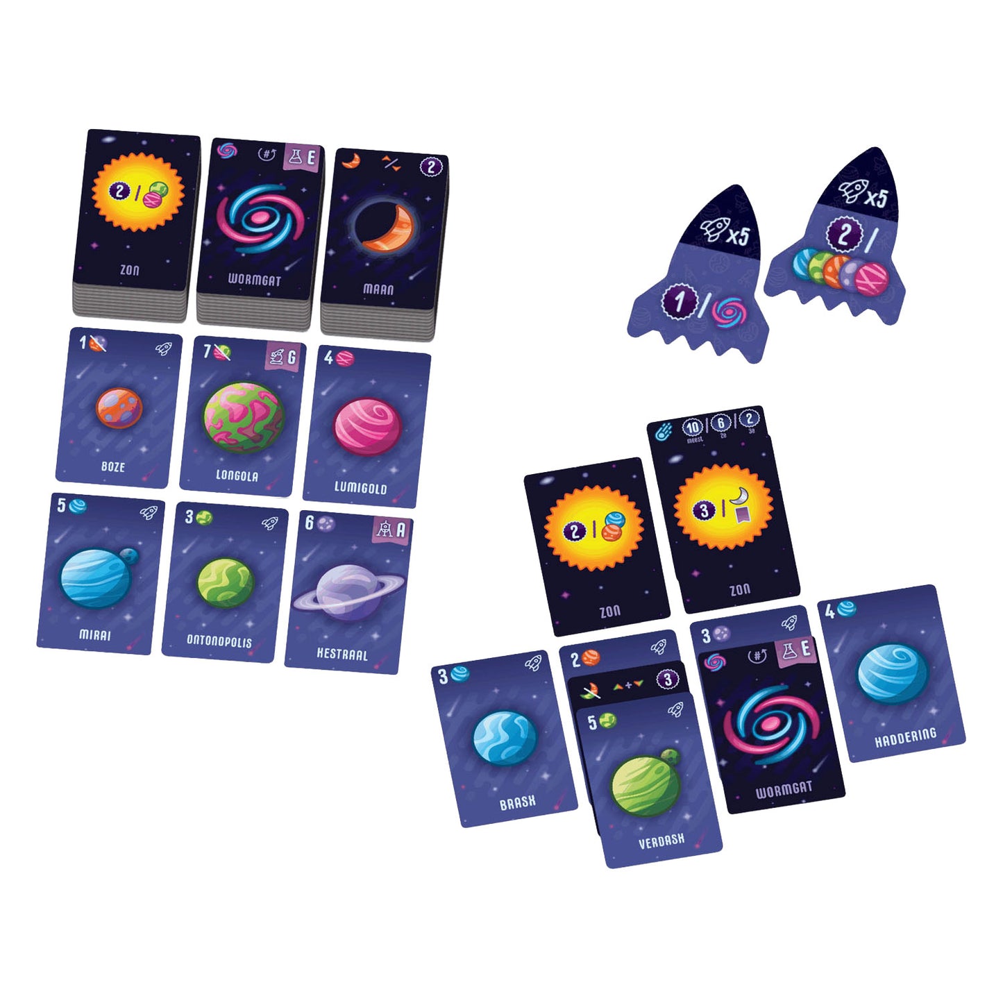 Jeux de gobelins blancs point galaxy - jeu de cartes