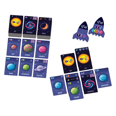 Jeux de gobelins blancs point galaxy - jeu de cartes
