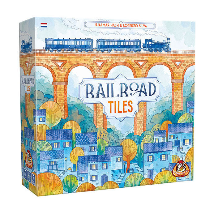 Tuiles de chemin de fer de jeux de gobelin blanc - jeu de société