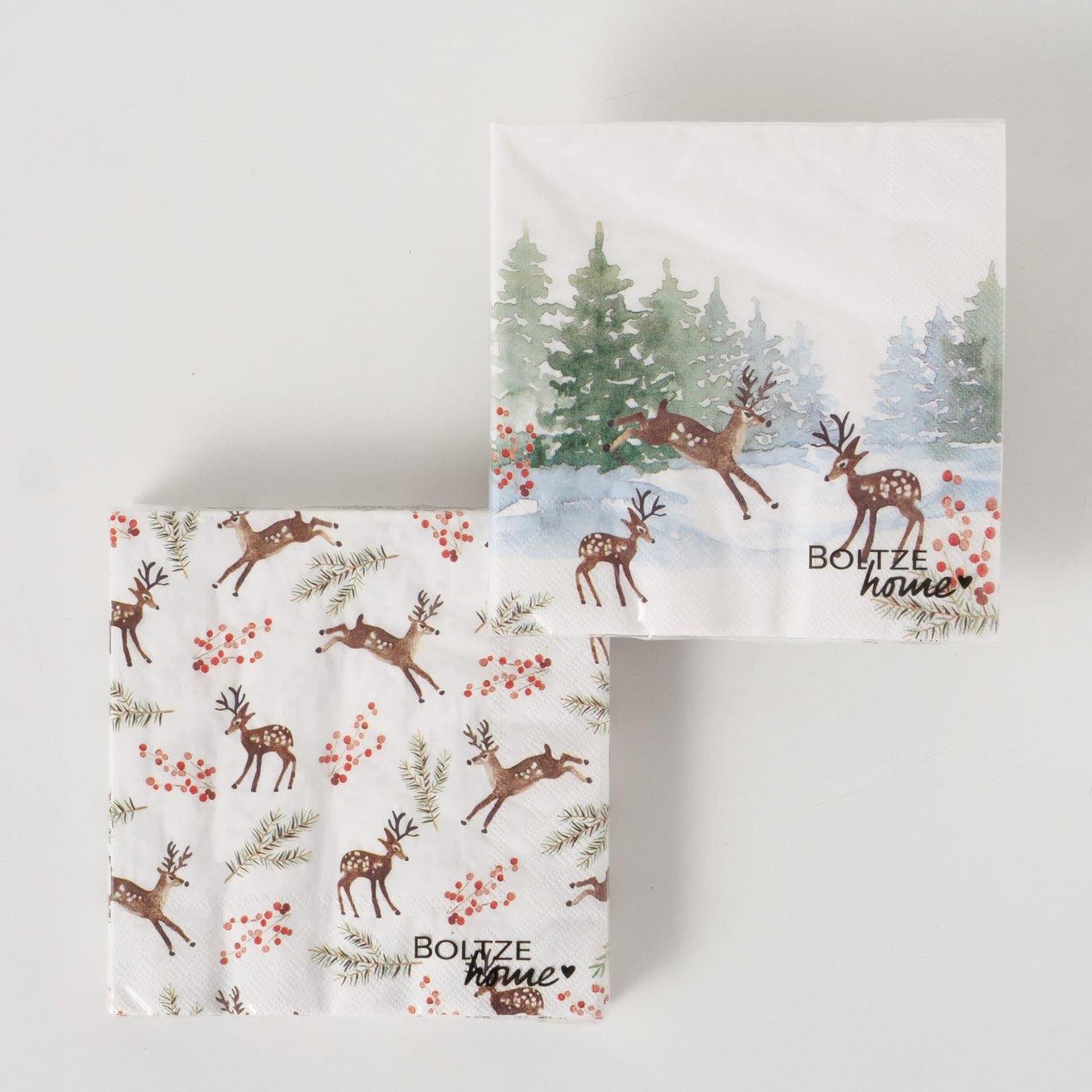 Boltze home serviettes roxy paquet de 20