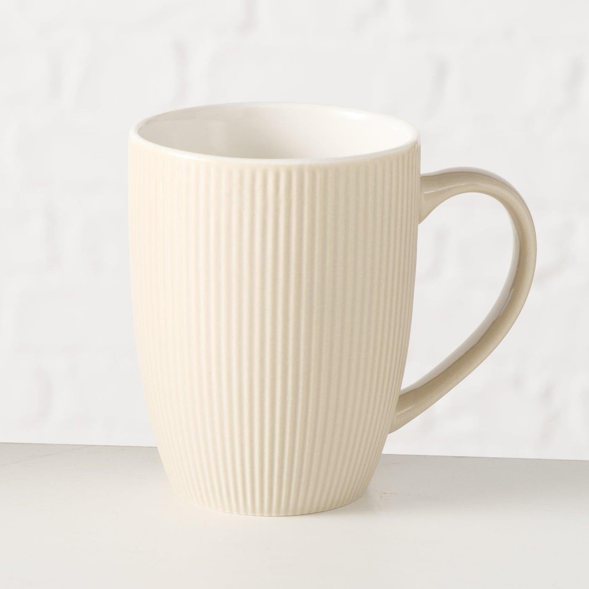 Boltze maison tasse beige 290ml ø7,5cm