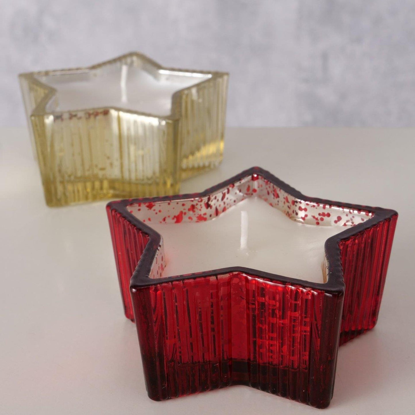 Boltze home bougie pot étoile 9x9x4cm