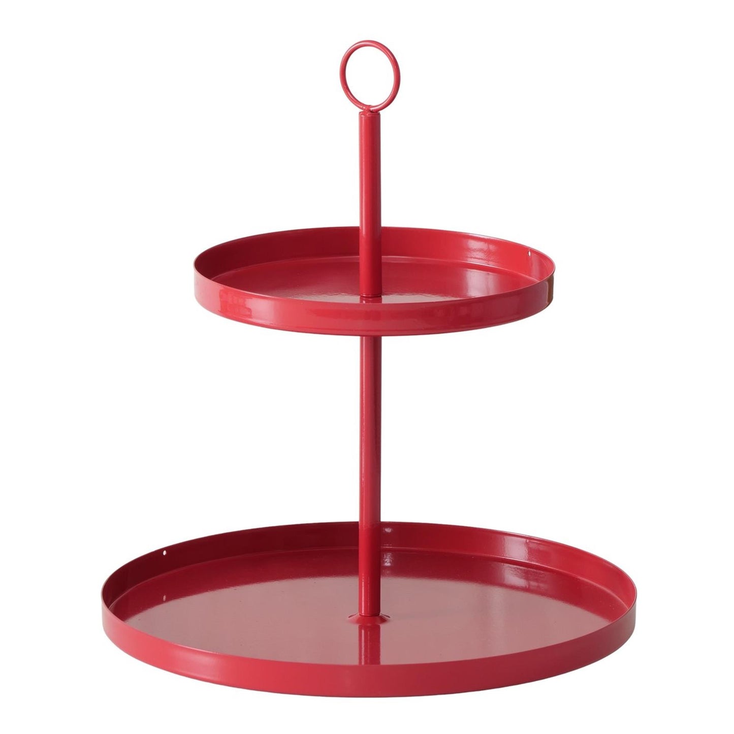 Boltze home etagère rouge ø30xh34cm