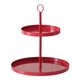 Boltze home etagère rouge ø30xh34cm