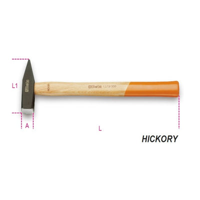 Beta Hamer Bank Hammer avec tige en bois