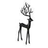 Boltze home figurine cerf noir 18x3x38cm