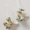 Boltze home Pendentif de Noël oiseau 7,5x7cm